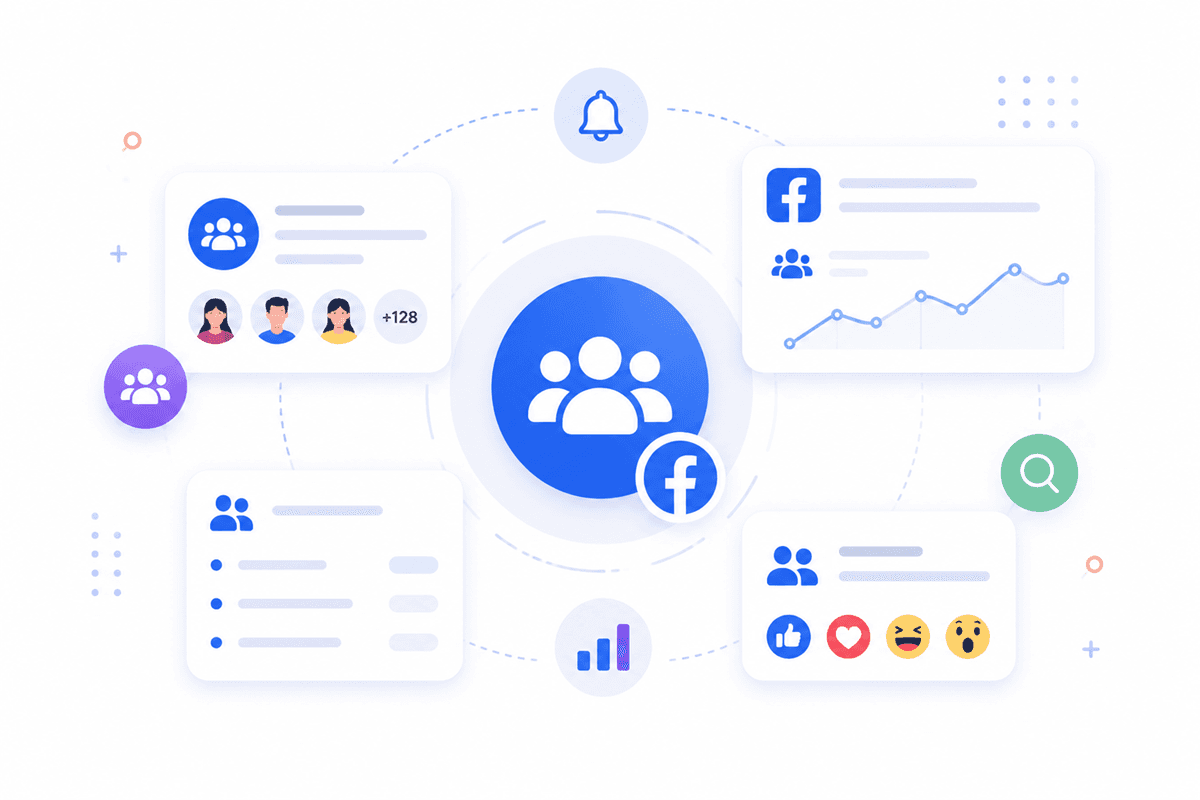 Facebook group prompts