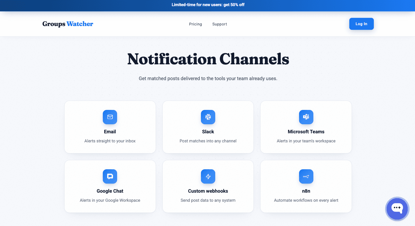 groups watcher notifications