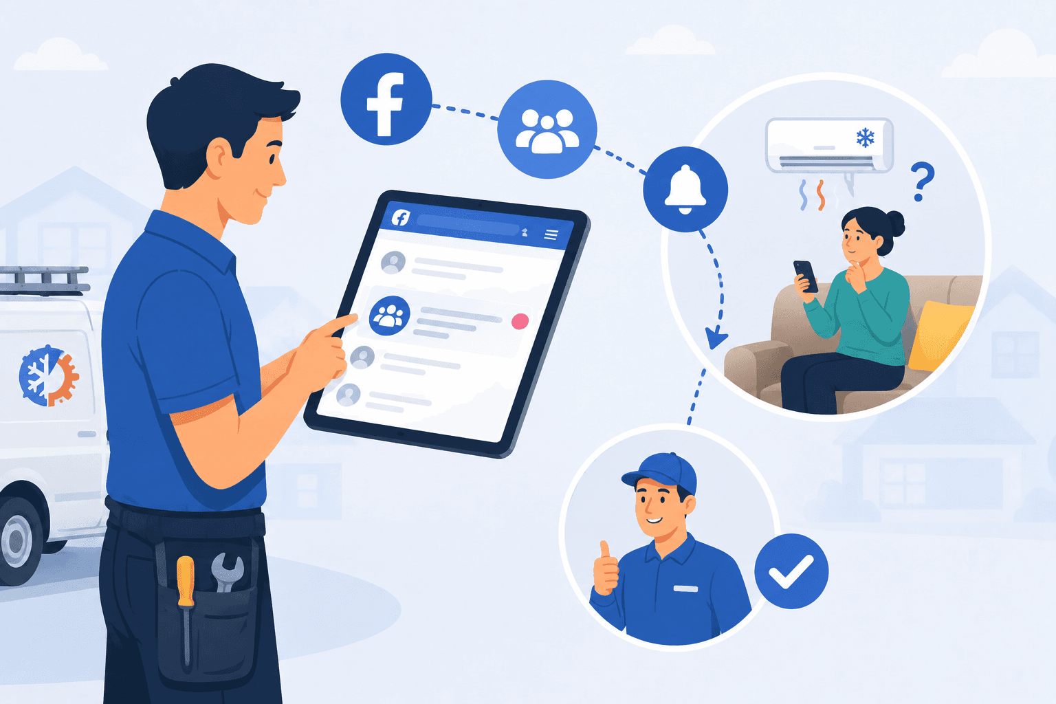 home service businesses generate leads from facebook